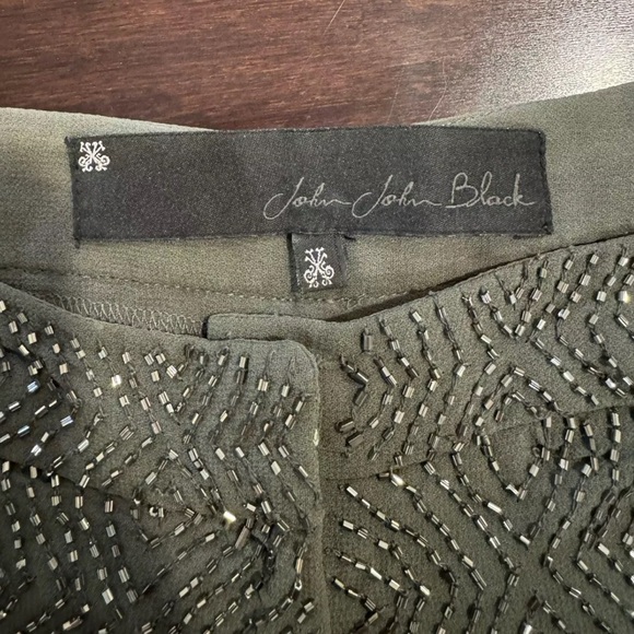 Brazilian  Famous Brand John John -  Black Sparkle Shorts Size S - Picture 5 of 5